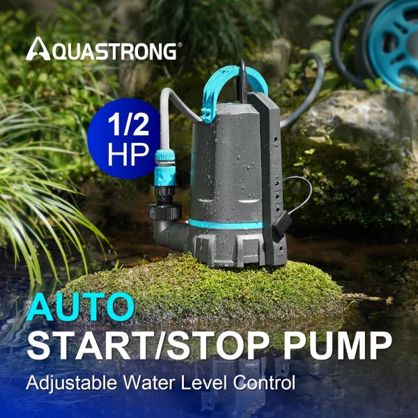 2 HP Automatic Submersible Sump Pump 3159 GPH