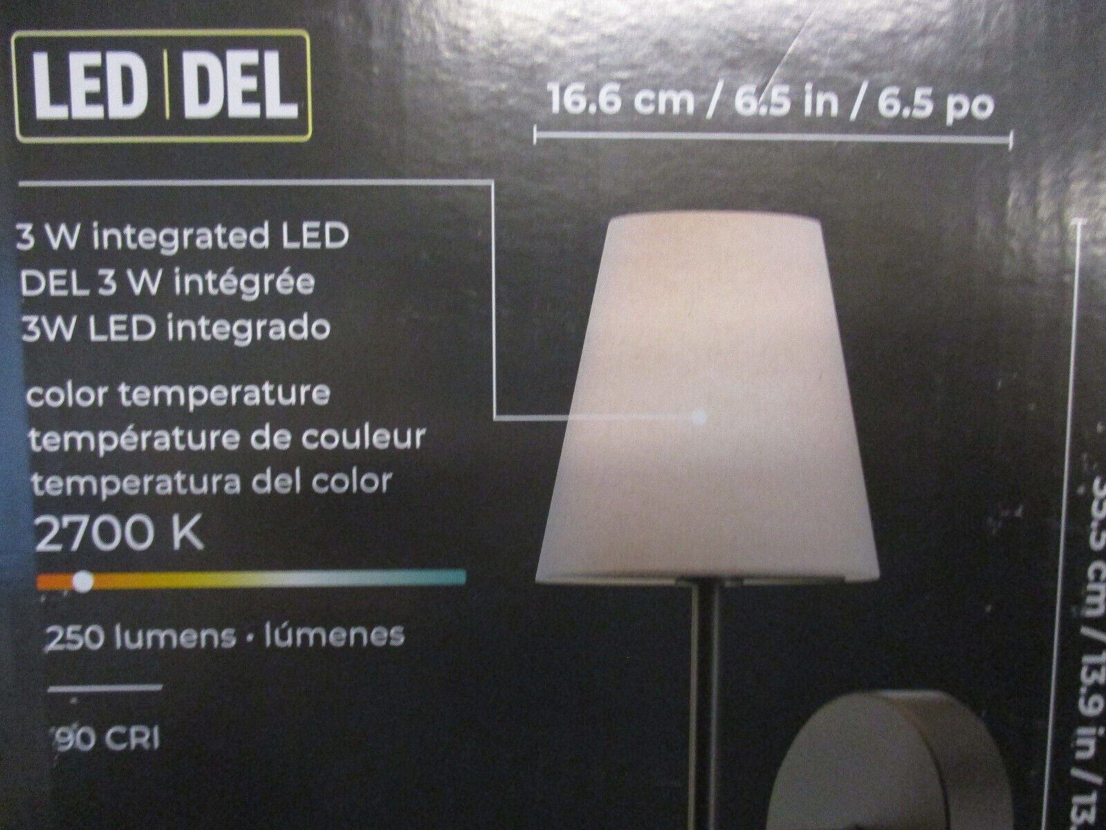 New As-Is Globe Wireless Rechargeable LED Integrated Wall Sconce - 2-Pack Matte Black Retail $41.00