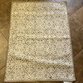 Mohawk Home Lancaster Beige Damask Stain Resistant Polyester Accent Rug 30 x 45