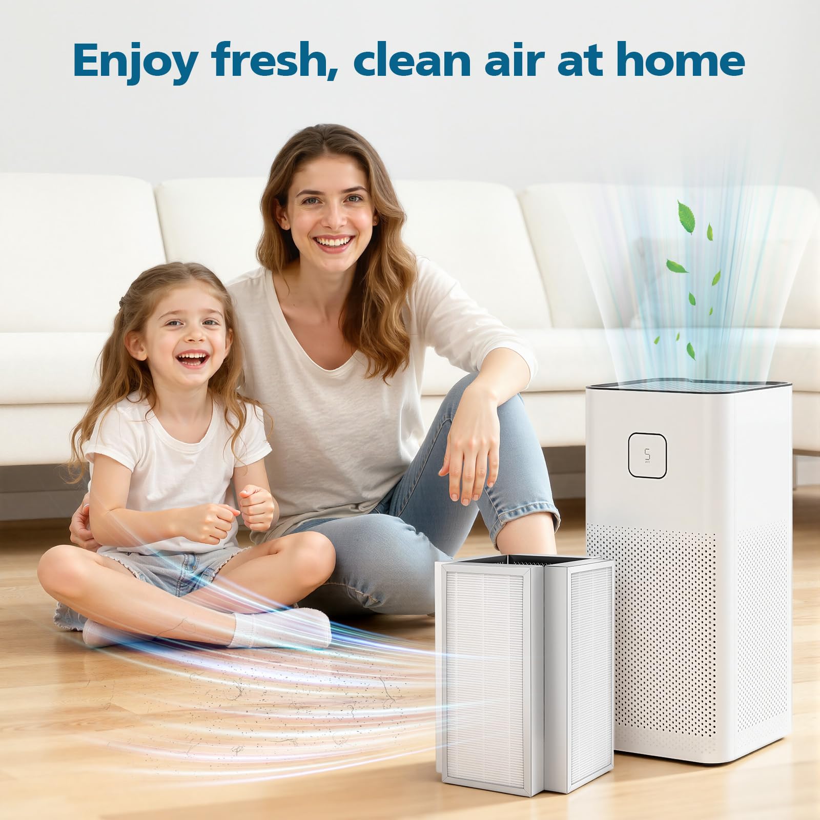 New WILERDA 3-in-1 HEPA  Carbon Air Purifier Filters for 50 Series 2 Pack Retail $53.00