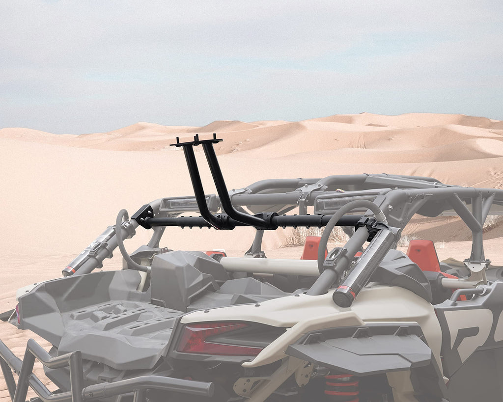 Black Heavy Duty Spare Tire Mount for Can-Am Maverick X3 Fits Up to 32 Tire
