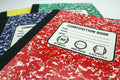 As-Is Unison Composition Notebook 4-Pack - Wide Ruled 9.75x7.5 80 Pages - Red