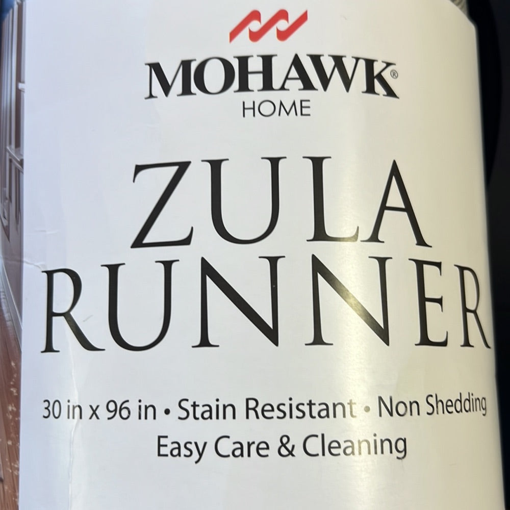 Mohawk Home Zula Runner Rug 30 x 96 Stain Resistant Easy Care BrownTanCream
