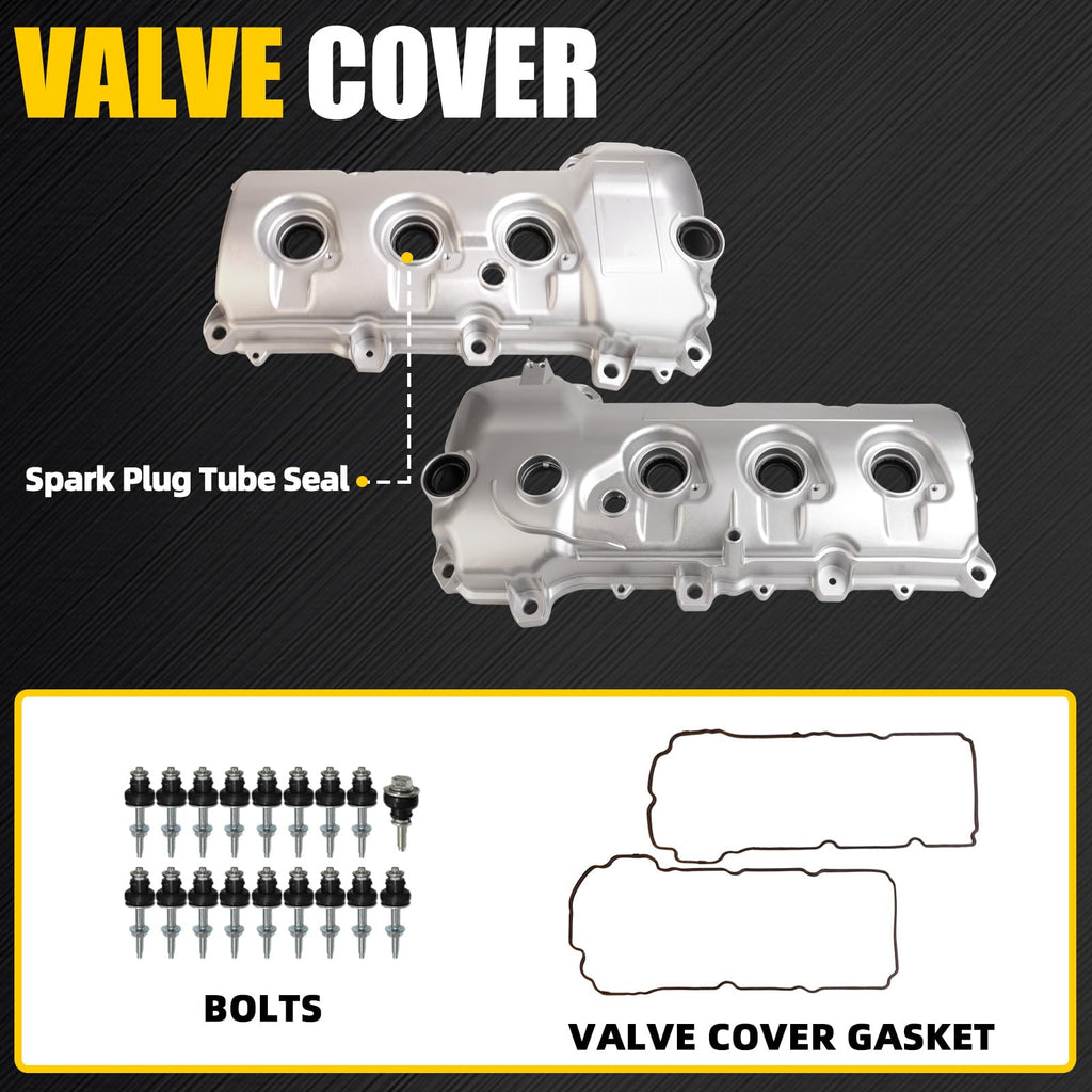 Open-Box New MILIPARTS Silver Left V6 Engine Valve Cover for FordLincoln 3.5L3.7L Retail $98