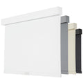 Open-Box New Persilux White Blackout Free-Stop Roller Shades 27W x 72H Retail $36.00