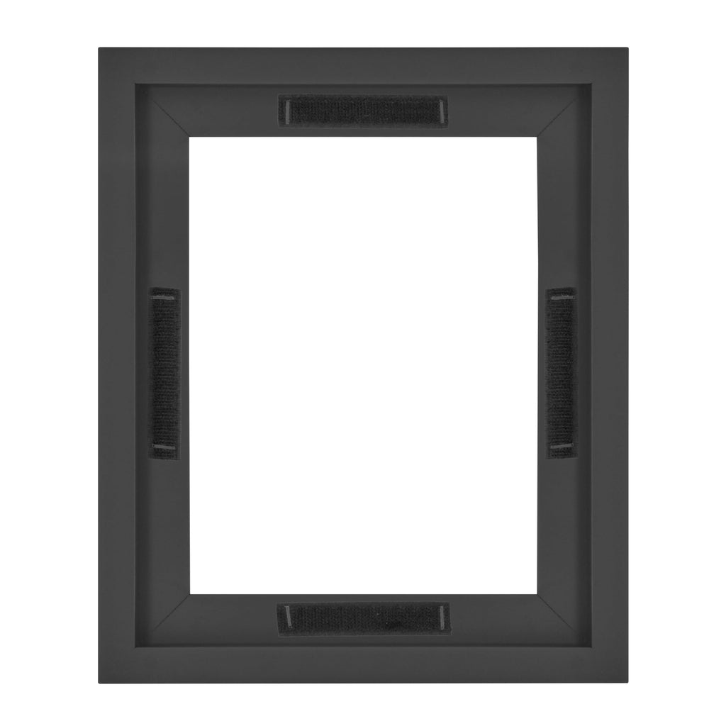 MCS Canvas Float Frames 8x10 Frame, Black Frame for Finished Canvases, Vertical & Horizontal Wall Hanging Frame with Adhesive for Canvas Paintings (1-Pack)