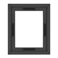 MCS Canvas Float Frames 8x10 Frame, Black Frame for Finished Canvases, Vertical & Horizontal Wall Hanging Frame with Adhesive for Canvas Paintings (1-Pack)