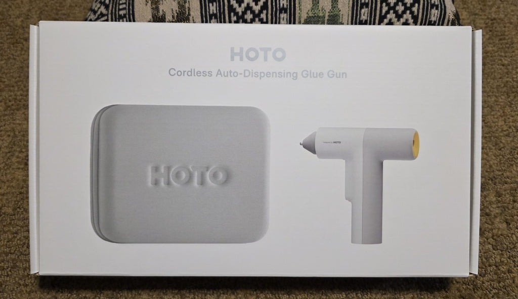 New HOTO Cordless Auto Dispensing Glue Gun w 60 Glue Sticks