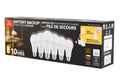 Open-Box New Globe LED Bulb with 60W Eq. 10 Hr Battery Backup 6-Count Retail $37.00