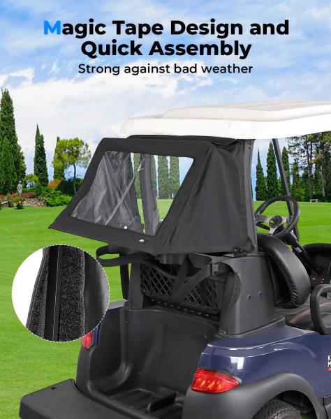 Rear Bag Rain Cover for Club Car Tempo 2-Seat Golf Cart