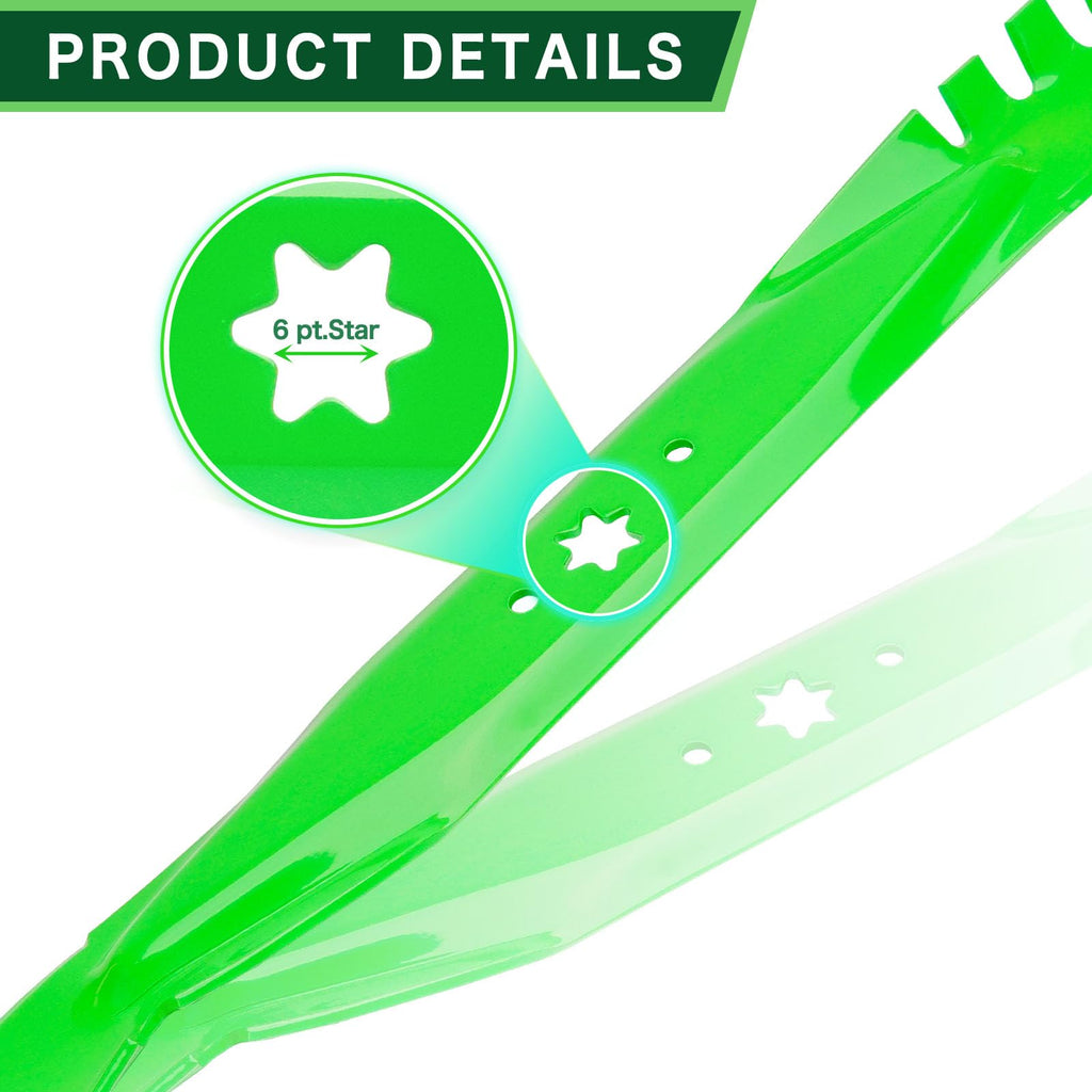 '-04308-X Mulching Lawn Mower Blades 2-Pack for 42 Inch Deck