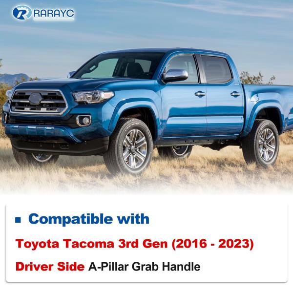 Driver Side A-Pillar Grab Handle for Toyota Tacoma 3rd Gen 2016-2023