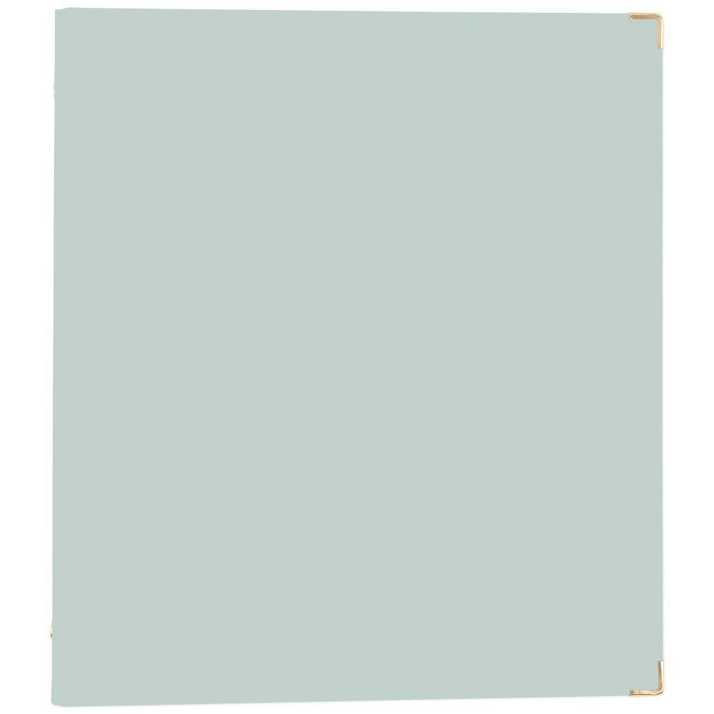 New Sugar Paper Essentials 1 Round Ring Binder with Hard Cover  Internal Pocket - Dusty Blue
