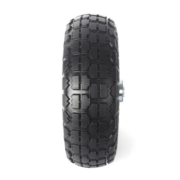 4-Pack 10-Inch Solid Rubber Tire Wheels 4.103.50-4 Flat-Free Replacement 58 Bearings