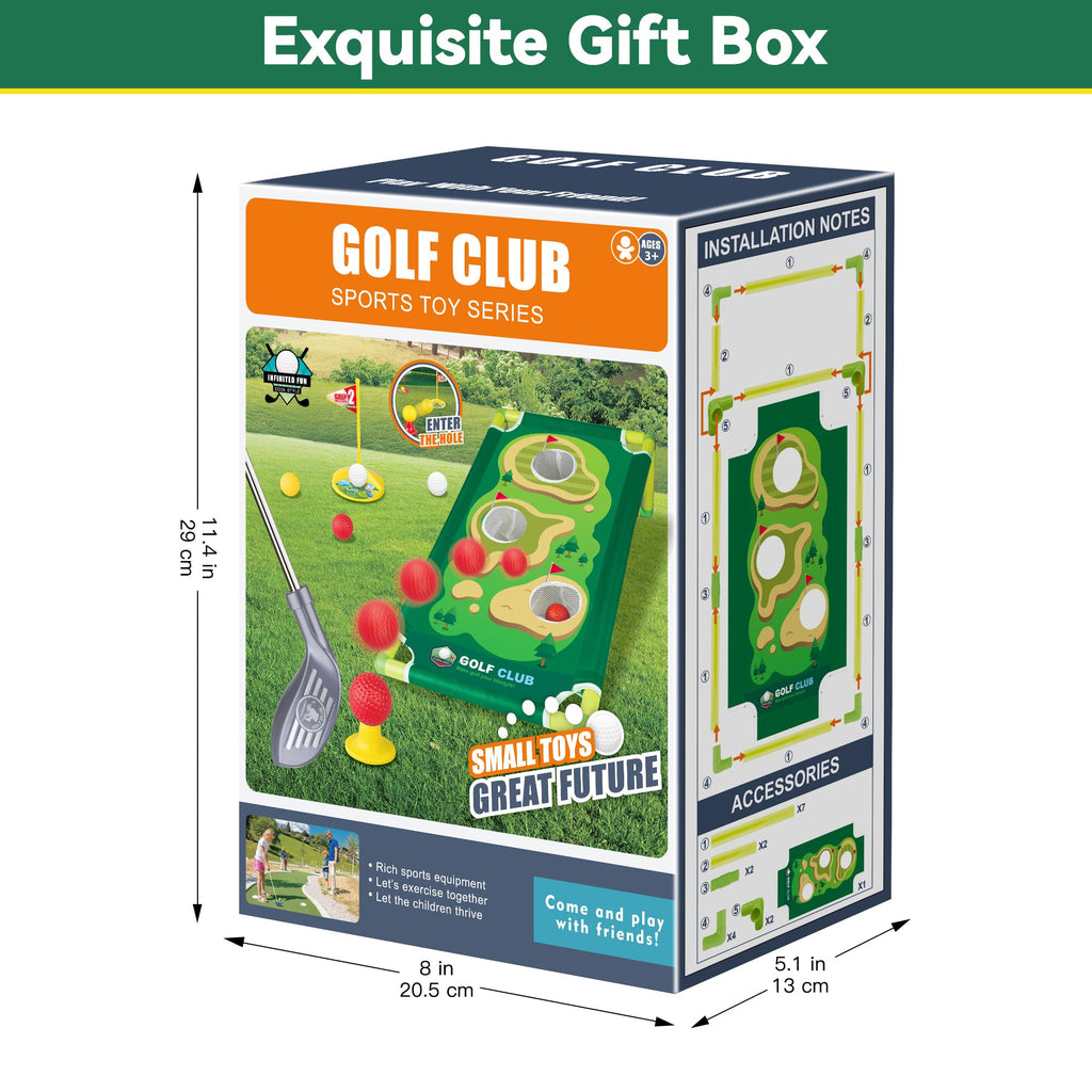Multicolored Plastic Toy Golf Club for Kids 3-5 Year Old