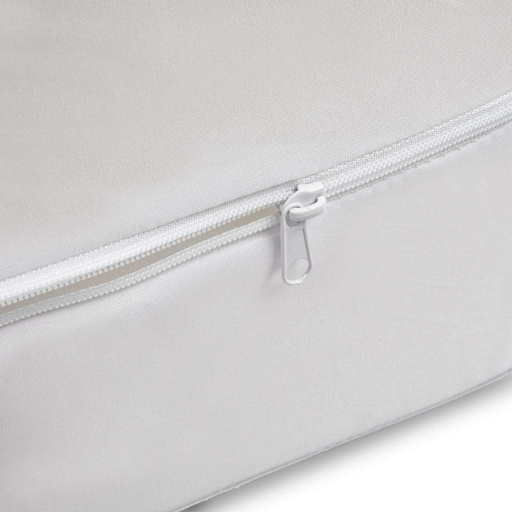 Bed Wedge Pillow  Triangle Wedge Elevated Incline 30 Degree 24x24x12 inches White
