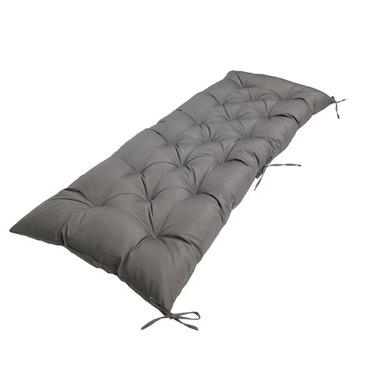 Open-Box New Yefound Waterproof Tufted 40 x 20 Bench Cushion Dark Grey Retail $30.00
