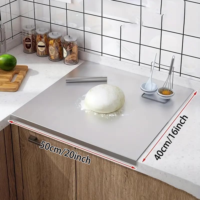 Stainless Steel Cutting Board for Kitchen 50 x 40cm 19.7 x 15.7in - $21.00