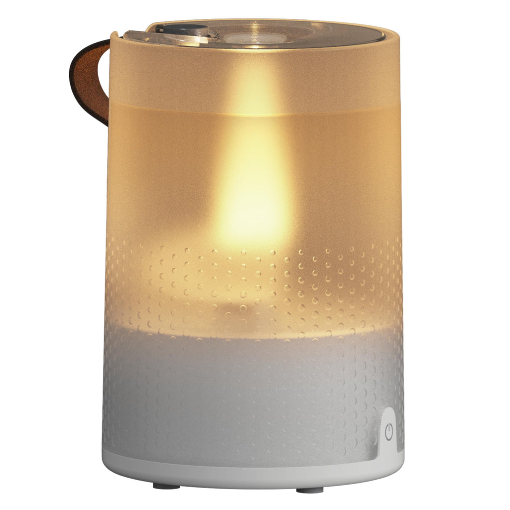 Vornado Votiv 4 Whole Room Ultrasonic Humidifier with Ambient Lighting, 1 Gallon Output, Carry Handle, Simple Refill, Touch Controls, 2 Mist Settings, Humidifier for Bedroom, Translucent White Retail $40.00