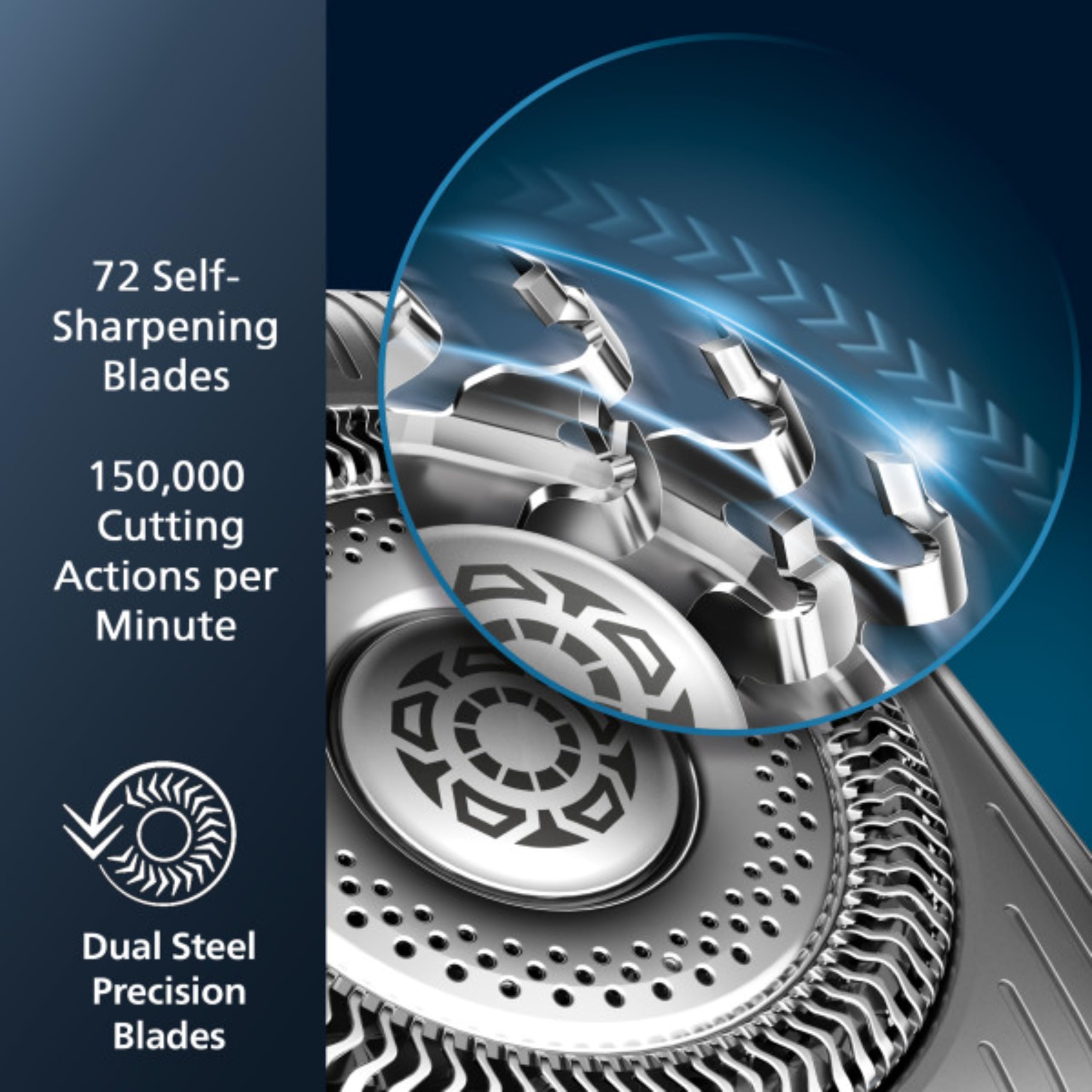 New Philips Series 9000 Wet  Dry Electric Shaver - SenseIQ Pop-up Trimmer Retail $219.00