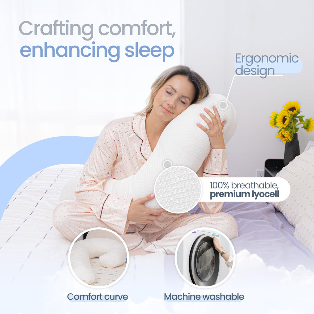 Open-Box New Contour 7-in-1 Ergonomic Micro-Coil Support Body Pillow Retail $44.80
