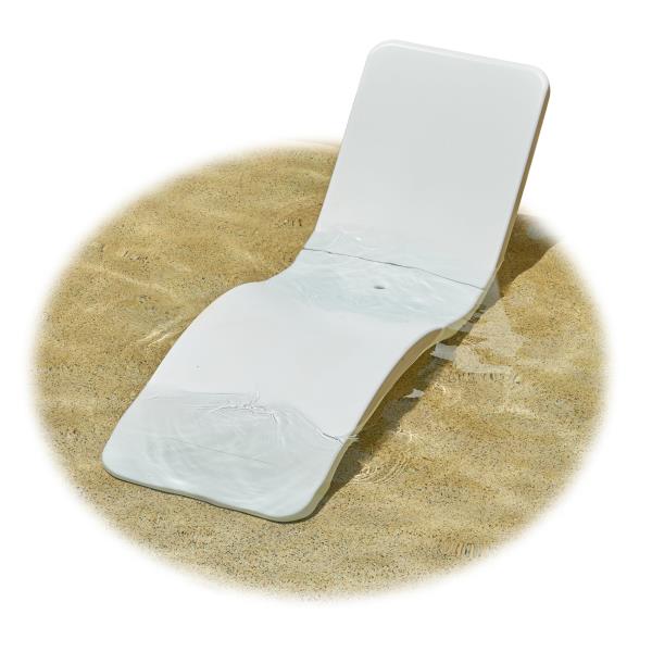 Resort at Home in-Pool Lounger Weighted Lounge Chair for Pool Shelf Retail $249.00