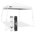x10 Slant Leg Pop-up Outdoor Canopy Tent Portable White