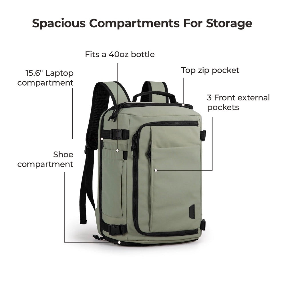 Dark Gray Travel Backpack Retail $75.00