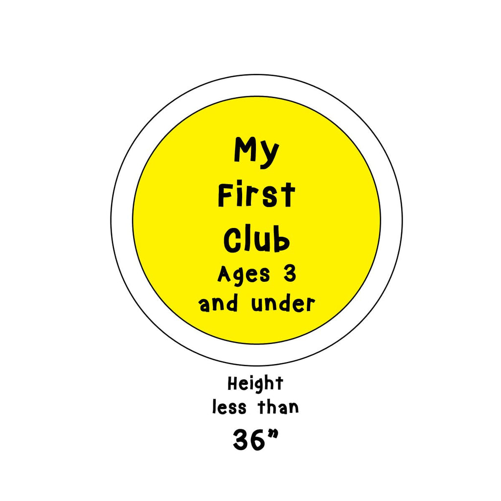 Yellow Junior Golf Putter 18-inch Right-Handed Ages 3  Under