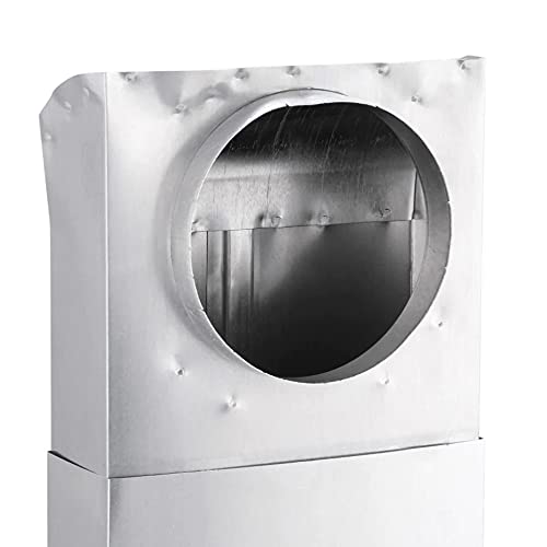 Space Saver Aluminum Dryer Vent Duct Adjustable 28-45 Straight Outlet - Silver