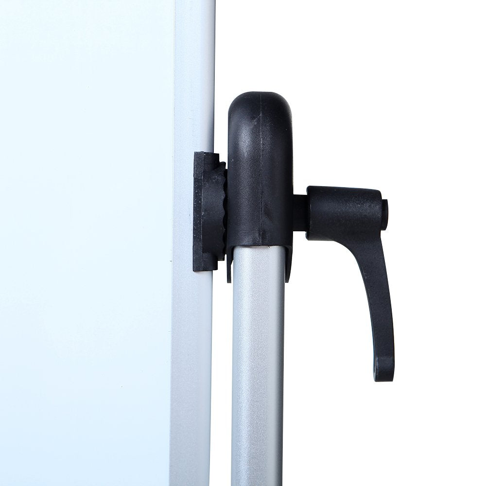 New VIZ-PRO Double-Sided Magnetic Mobile Whiteboard - 48x36 Inches Aluminium Frame  360 Rotatable Retail $159.00