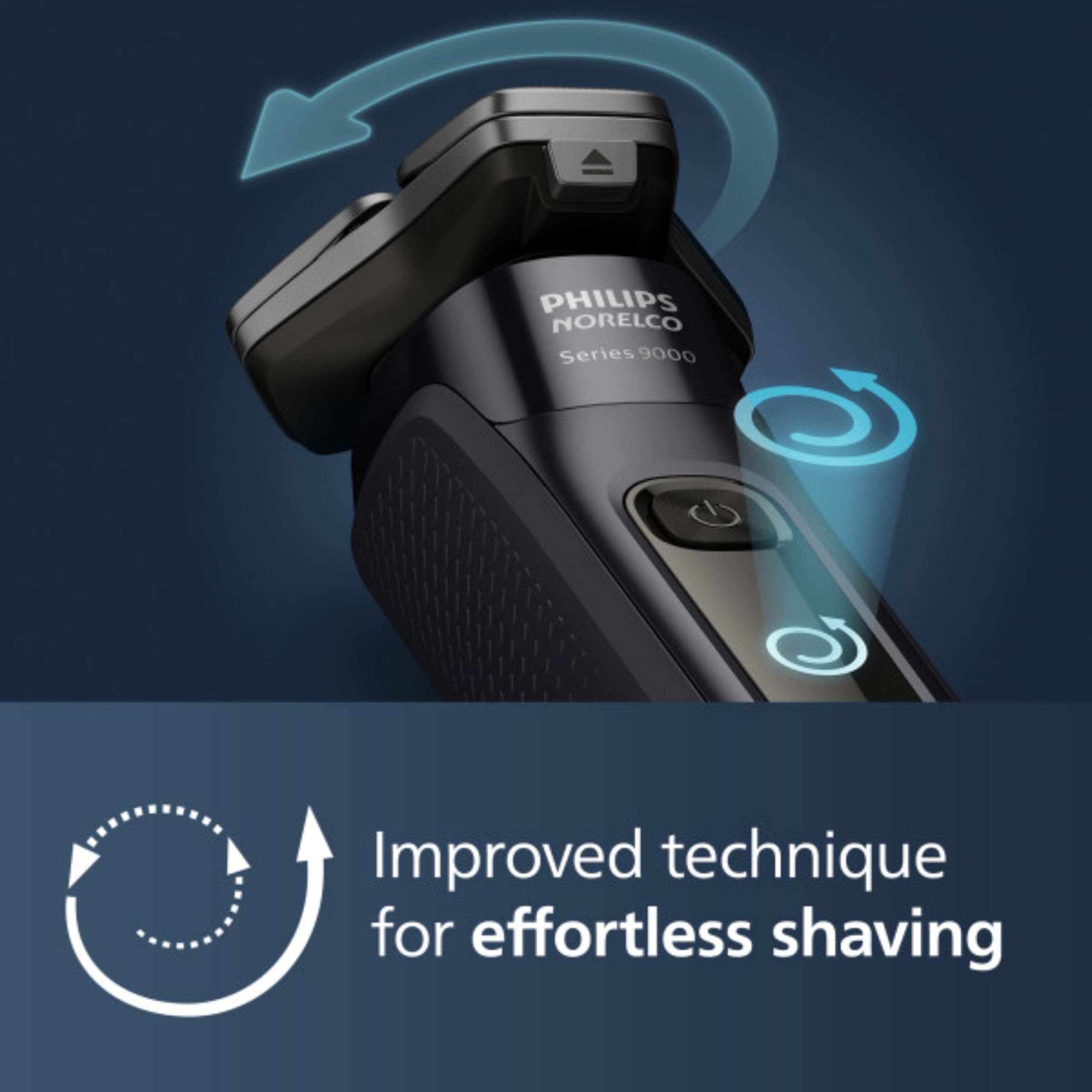 New Philips Series 9000 Wet  Dry Electric Shaver - SenseIQ Pop-up Trimmer Retail $219.00