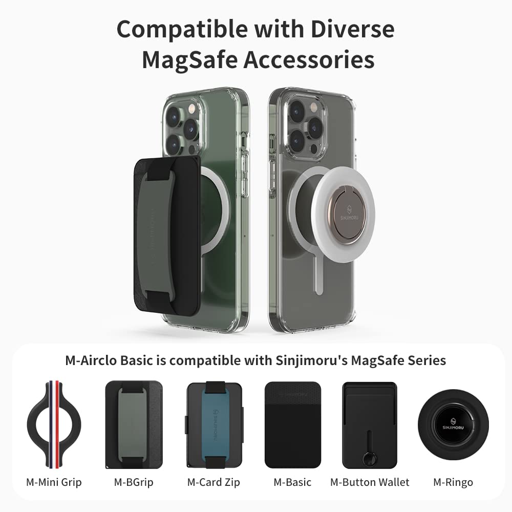 iPhone 15 M-Airclo Basic MagSafe Compatible Clear Shockproof Case
