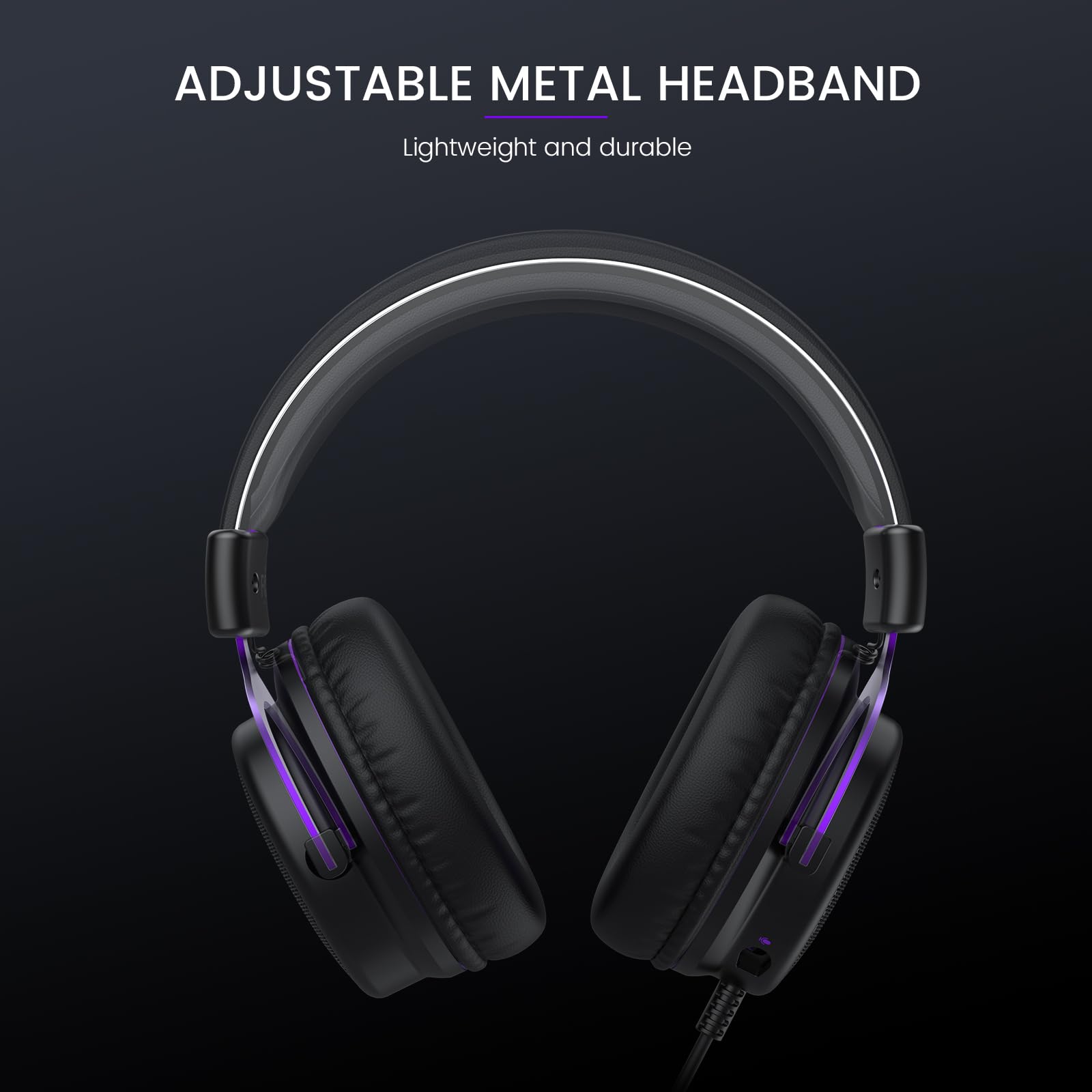 New Open-Box EKSA E900 Wired Detachable Noise-Canceling Mic 3D Surround Sound Gaming Headset Retail $33.00