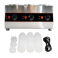 Commercial Electric Sauce Warmer with 3 Pump Dispenser Silver $110.25 Retail $147.00