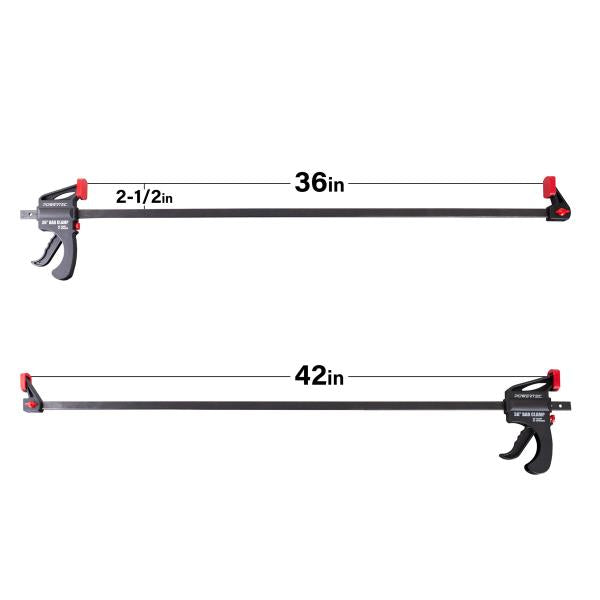 -Inch Ratchet Bar Clamps and Spreaders 2-Pack 71597