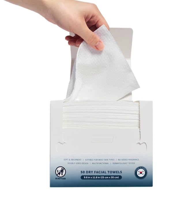 Kirkland Signature Dry Disposable Facial Cleansing Towels 200-Count