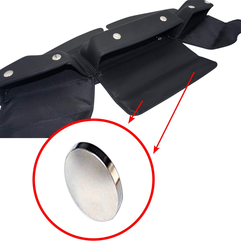 Return Item WOWTK Three-Pocket Batwing Fairing Pouch for Harley Touring 2014-UP Retail $39.00