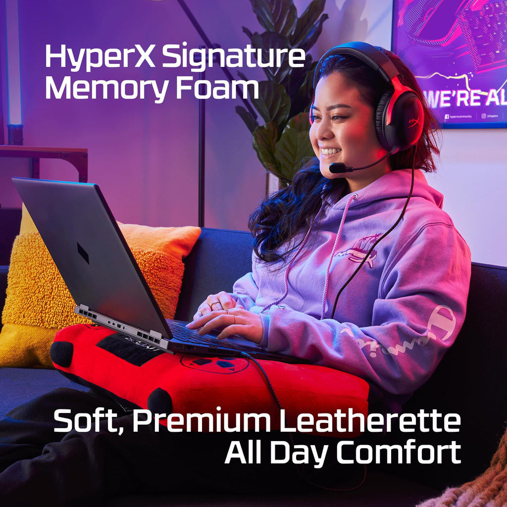 HyperX Cloud III BlackRed Wired Gaming Headset for PC PS5 Xbox Series XS