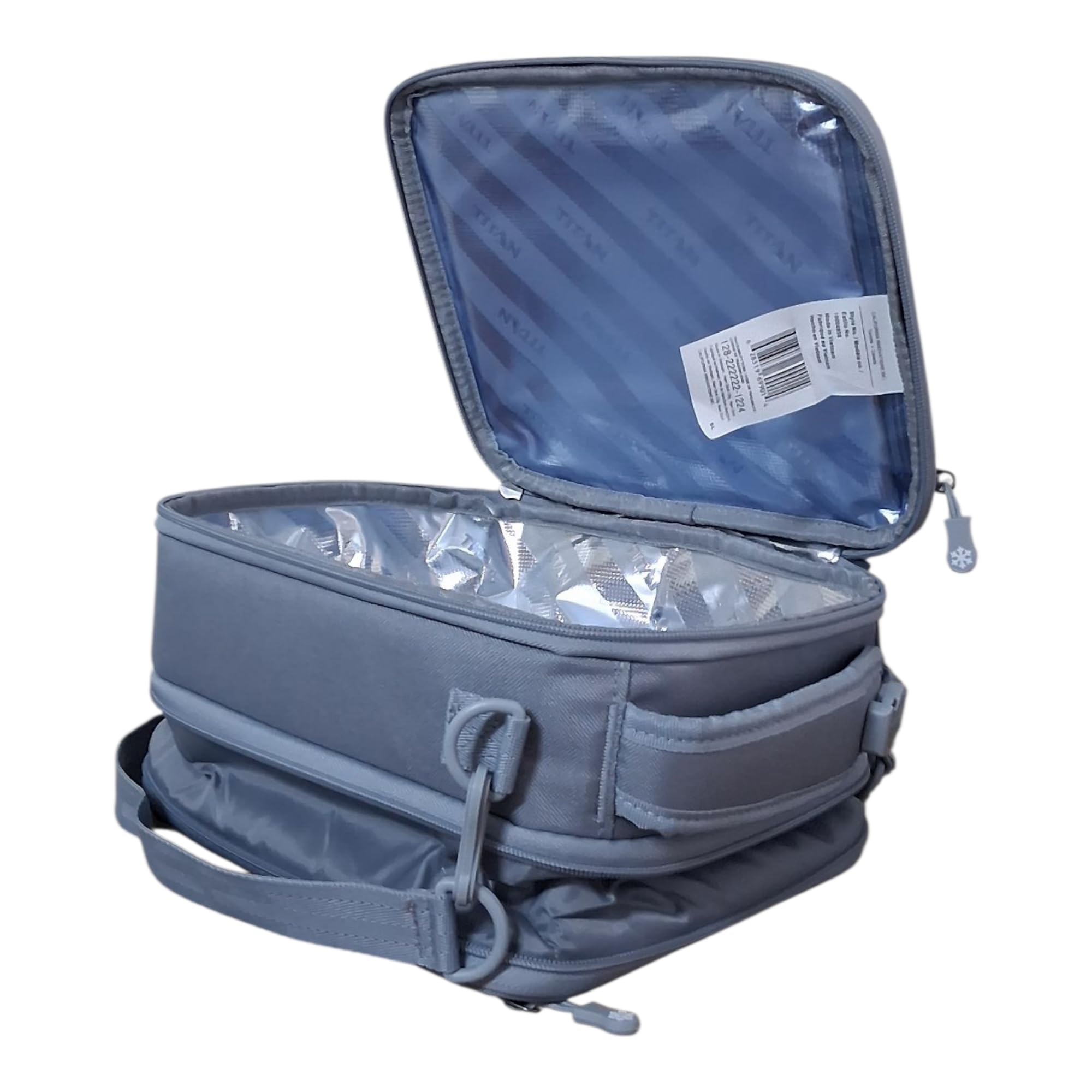 Pale Frost Expandable Insulated Lunch Box Cooler with 2 Ice Walls  Leak-Proof Lining Retail $44.00