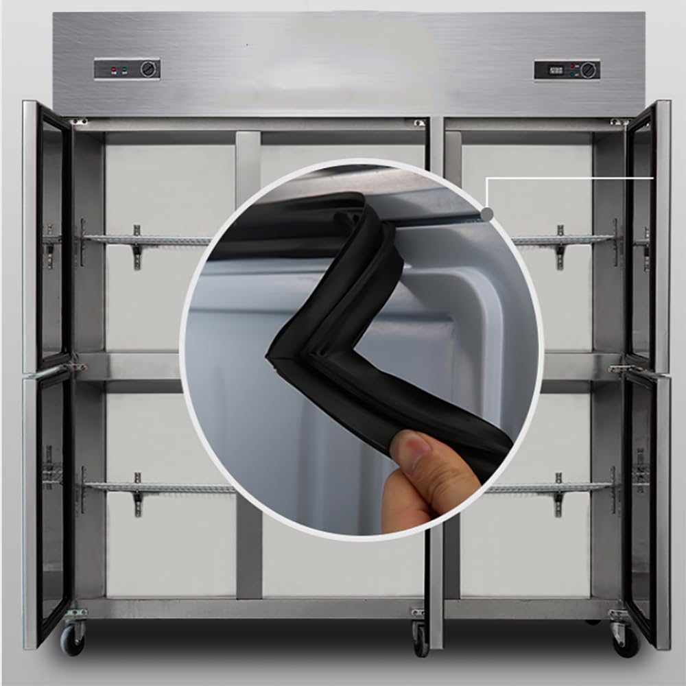Custom Universal Refrigerator Door Gasket Magnetic Rubber Seal Black - $38.25 Retail $51.00 - Image 4