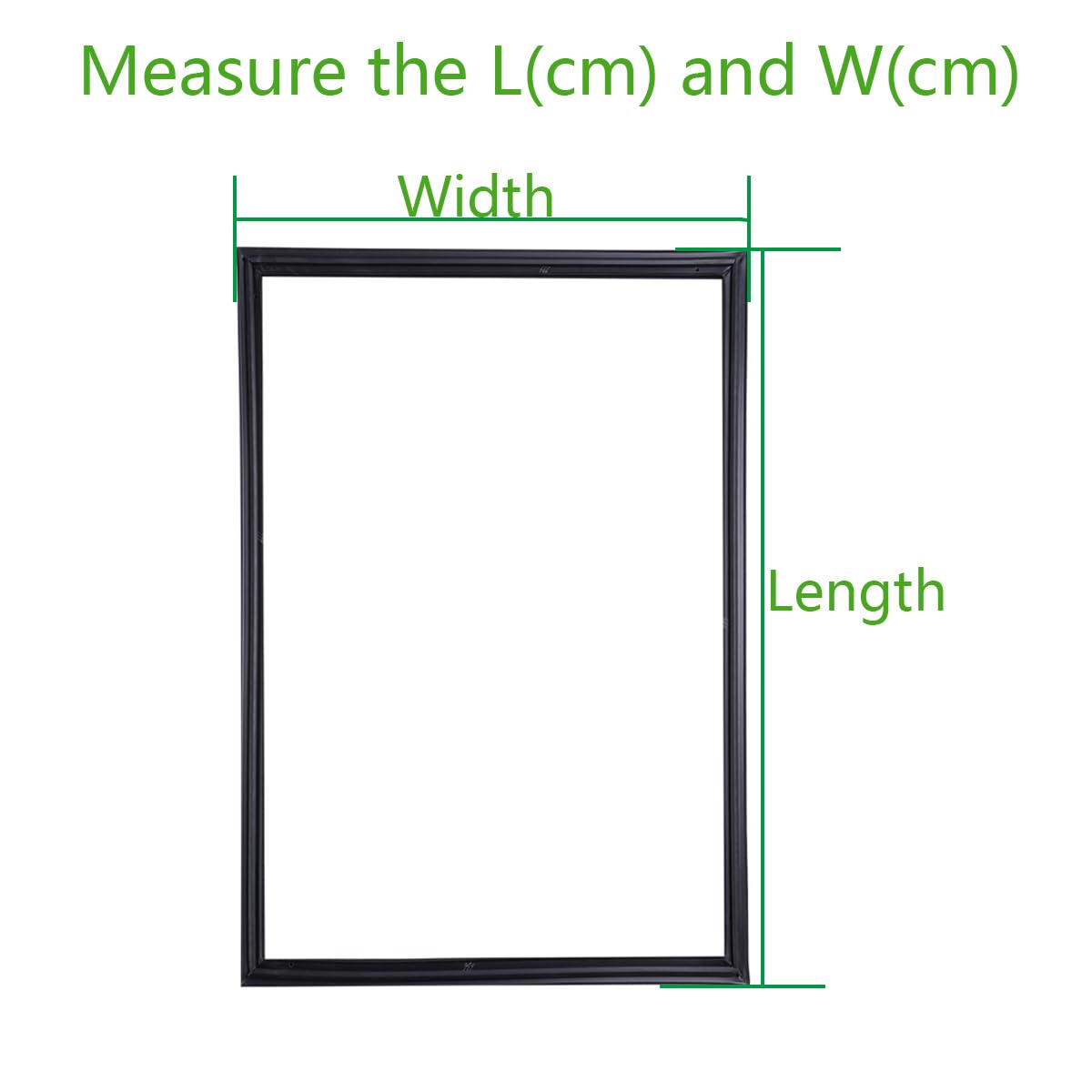 Custom Universal Refrigerator Door Gasket Magnetic Rubber Seal Black - $38.25 Retail $51.00 - Image 5