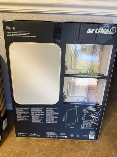 Artika Royce LED Wall Mirror with Integrated Defogger - Image 2