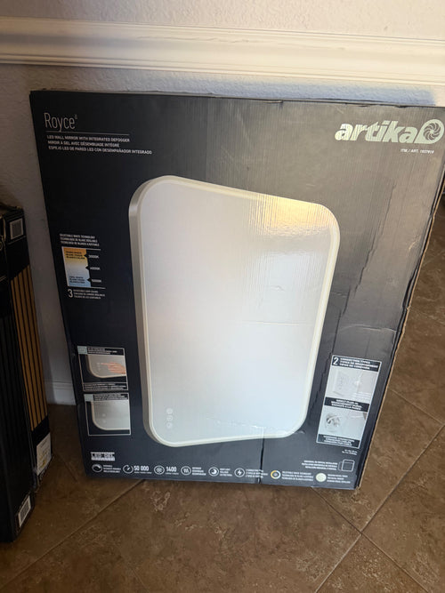 Artika Royce LED Wall Mirror with Integrated Defogger - Image 1
