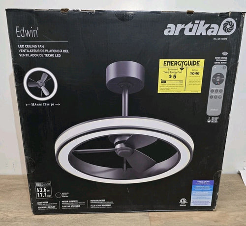 Artika Edwin LED Ceiling Fan with Remote - Image 2