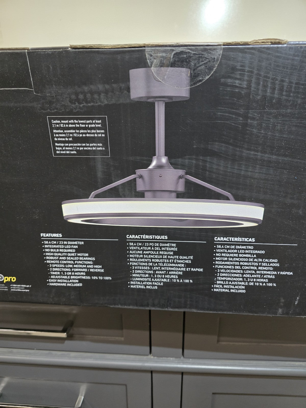 Artika Edwin LED Ceiling Fan with Remote - Image 5