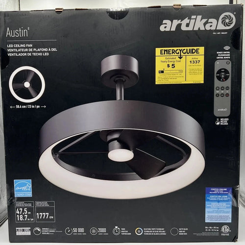 Artika Austin LED Ceiling Fan 23 Inch - Image 1