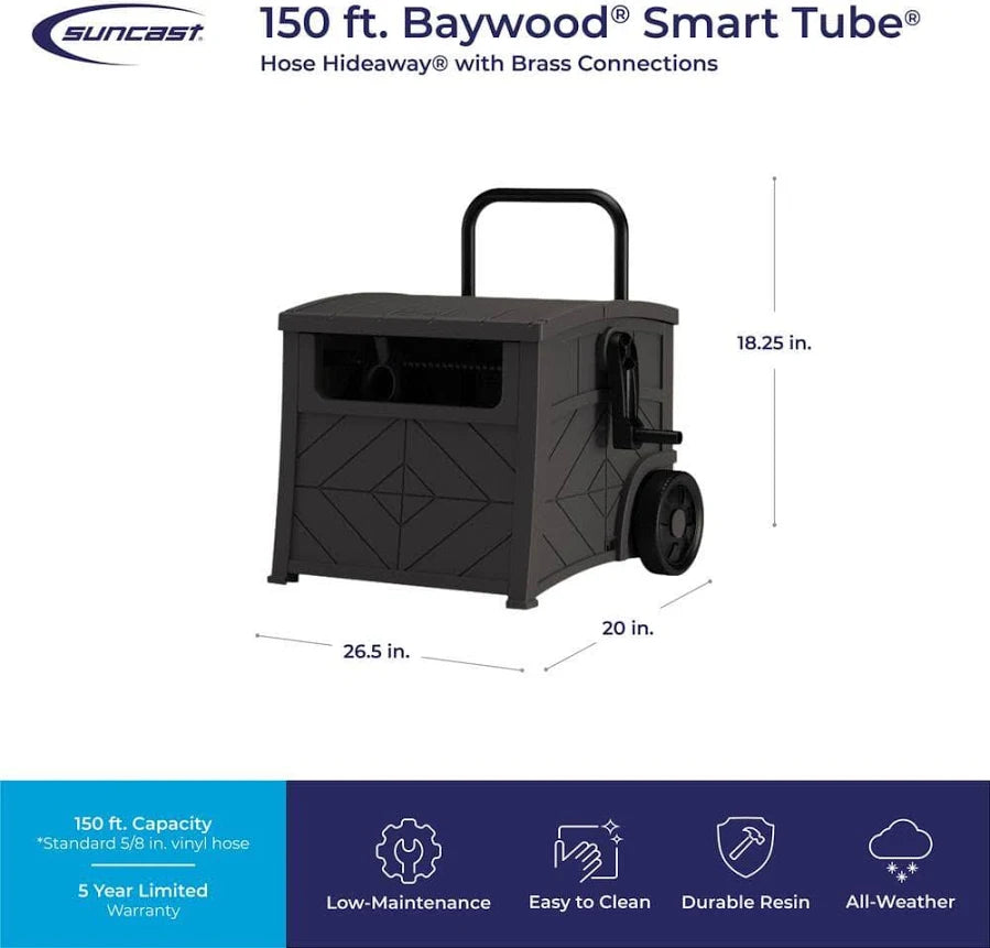Suncast Smart Tube Hose Hideaway 150 ft Capacity - Image 5