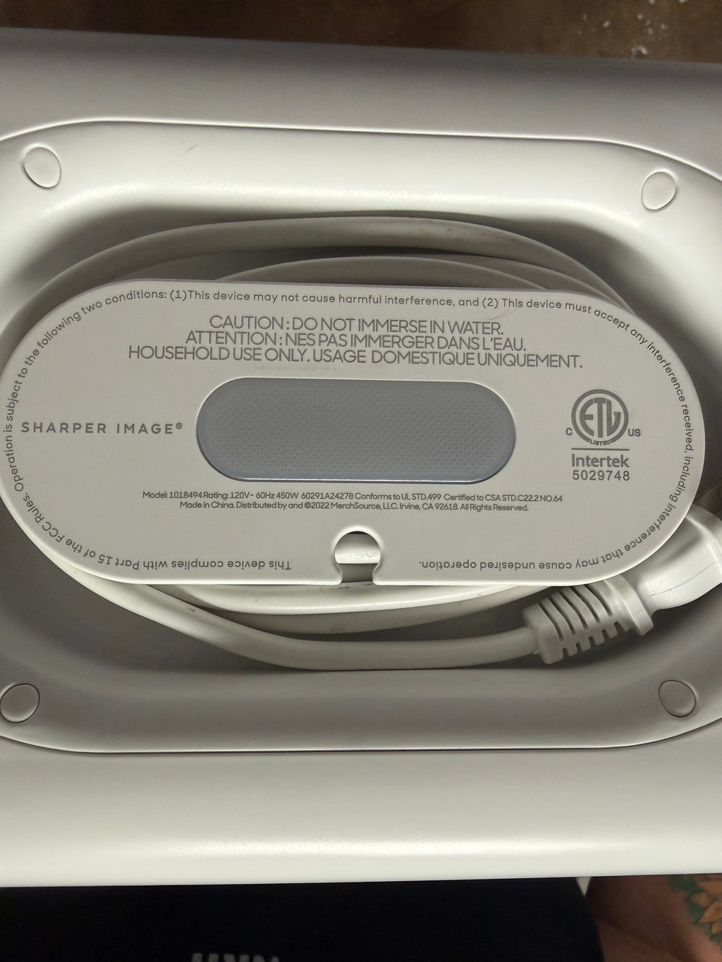 Sharper Image SpaStudio Towel Warmer - Image 5