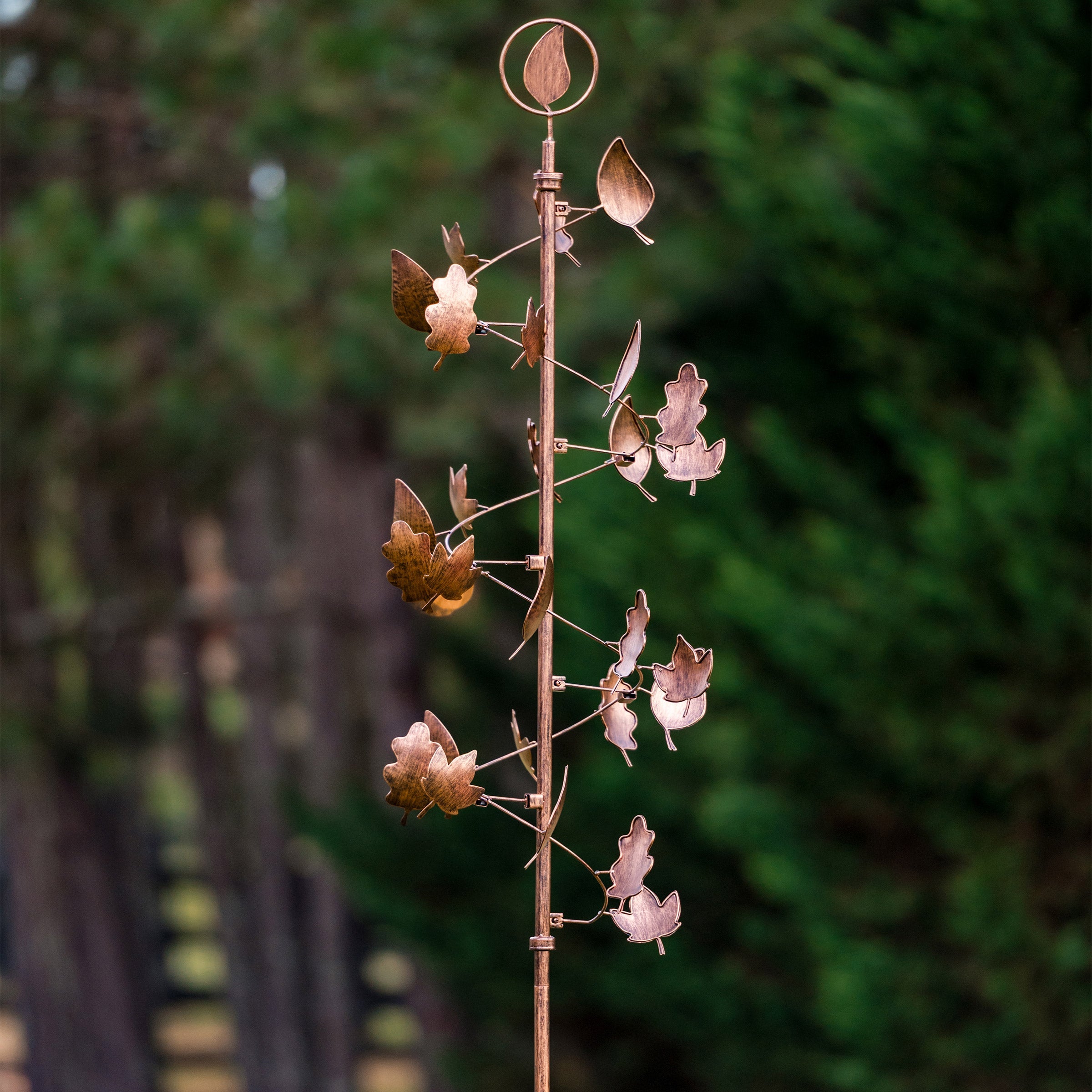 Southern Patio Falling Leaf Wind Spinner - Image 4